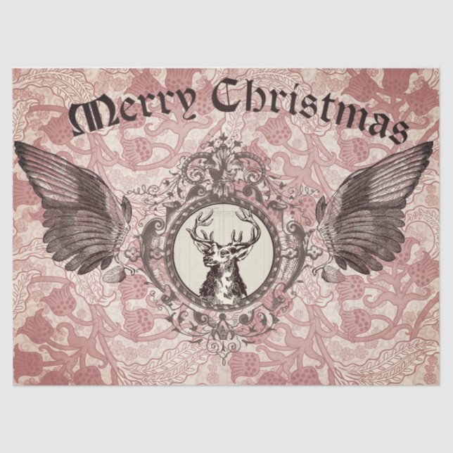 Mousseline Papier de découpage de Noël d'Elbe (Recto)