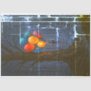 Mousseline Papier de découpage des ballons forestiers hantés 