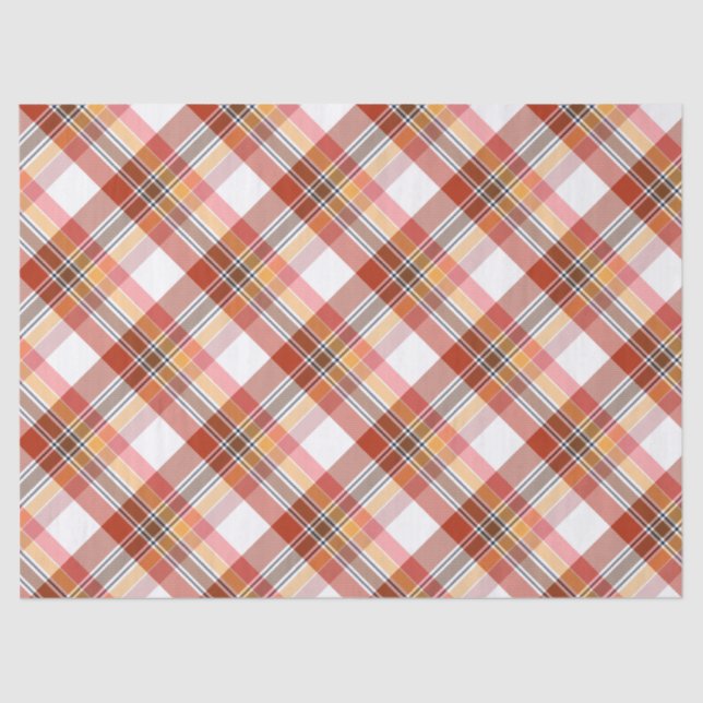 Mousseline Papier de découpage des tissus de couleur automne (Recto)