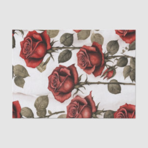 Mousseline Papier de découpage en marbre rose rouge
