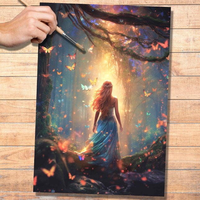 Mousseline Papier de découpage Fairy 2 (Créateur téléchargé)