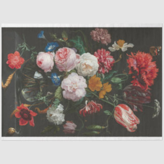 Mousseline Papier de découpage floral d'art fin