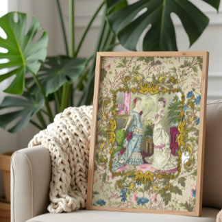 Mousseline Papier de découpage floral de mode victorienne fra