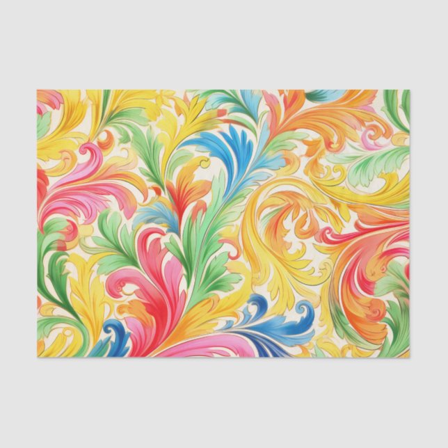 Mousseline Papier de découpage FLORENTINE (Recto)