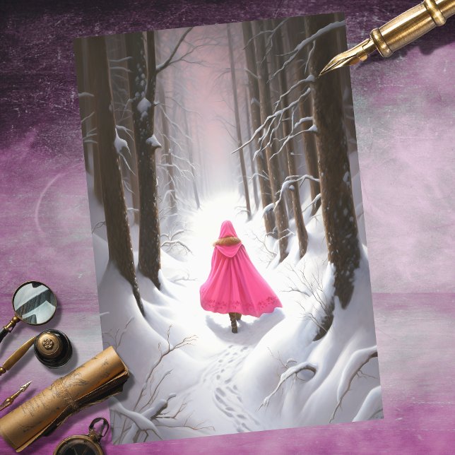 Mousseline Papier de découpage Girin Forest 6 (Créateur téléchargé)