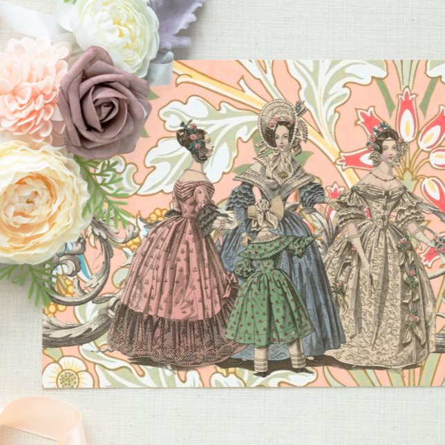 Mousseline Papier de découpage papier de mode français (Créateur téléchargé)