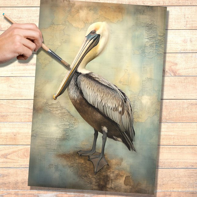Mousseline Papier de découpage Pelican 3 (Créateur téléchargé)