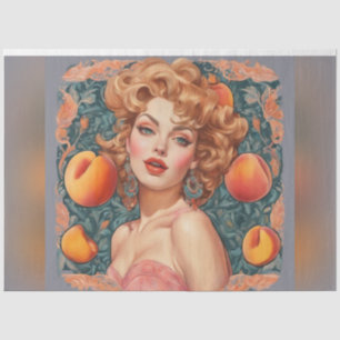 Mousseline Papier de découpage pour femme rétro Vintage