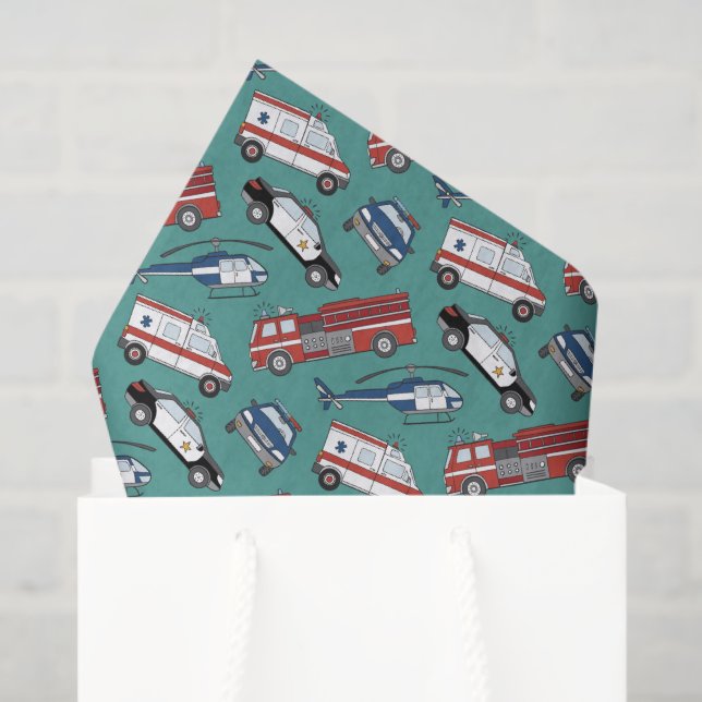 Mousseline Papier de découpage pour premiers intervenants, sa (Sac cadeau)