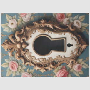 Mousseline Papier de découpage Rococo Keyhole - Cadre Orné