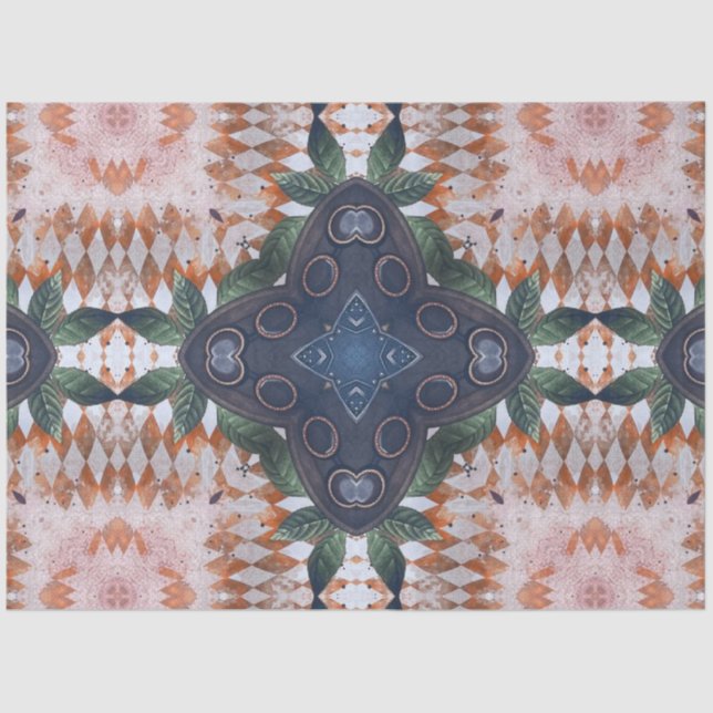 Mousseline Papier de découpage Steampunk pour grandes applica (Recto)