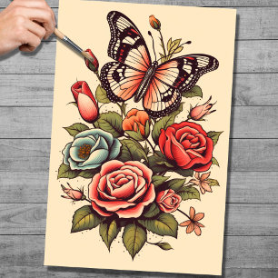 Mousseline Papier de découpage Tatouage 5