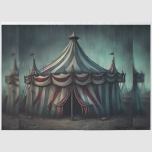 Mousseline Papier de découpage Tente Moody Circus déplaisant