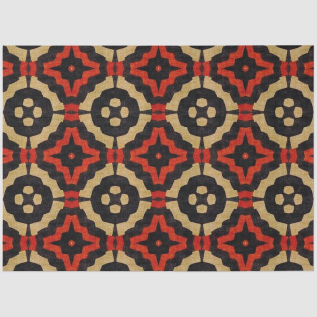 Mousseline Papier de découpage textile africain (Recto)