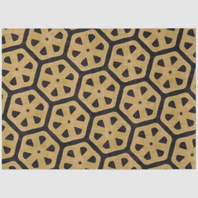 Mousseline Papier de découpage textile africain (Recto)