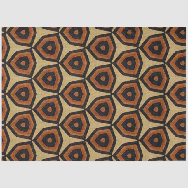 Mousseline Papier de découpage textile africain (Recto)