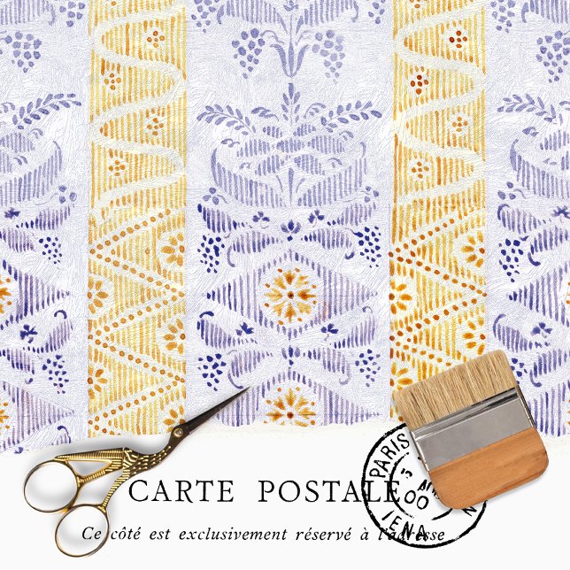 Mousseline Papier de découpage victorien à texture rustique v (Créateur téléchargé)