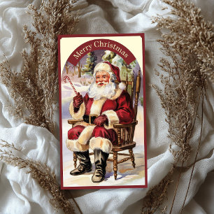 Mousseline Papier de découpage Vintage classique du Père Noël