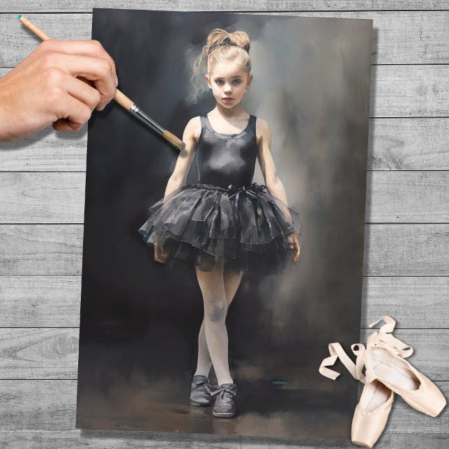 Mousseline Papier de découpage Young Ballerina 2 (Créateur téléchargé)