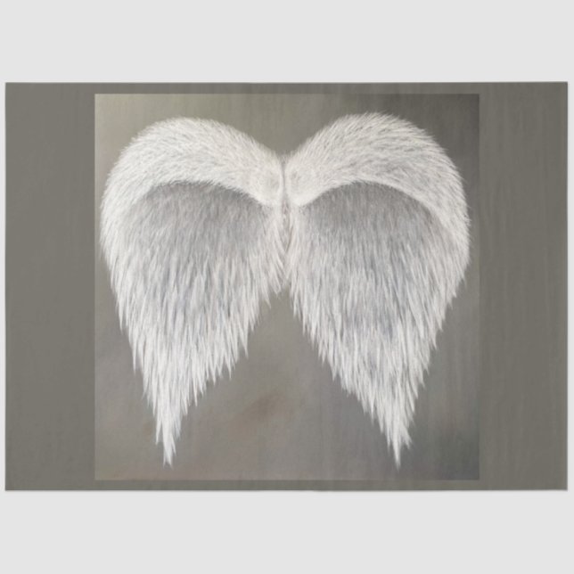 Mousseline Papier de fond Angel Wings (Recto)