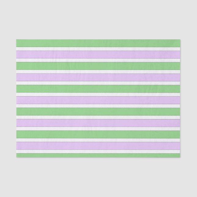Mousseline Papier de fond blanc, Lilac et vert (Recto)