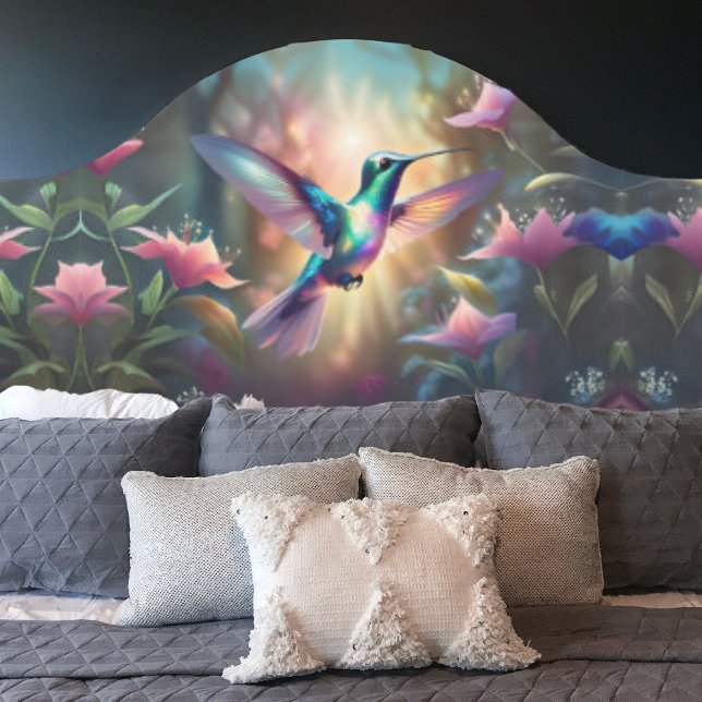 Mousseline Papier de fond de découpage de colibri (Créateur téléchargé)