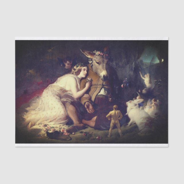 Mousseline Papier de fond de la nuit d'été (Recto)