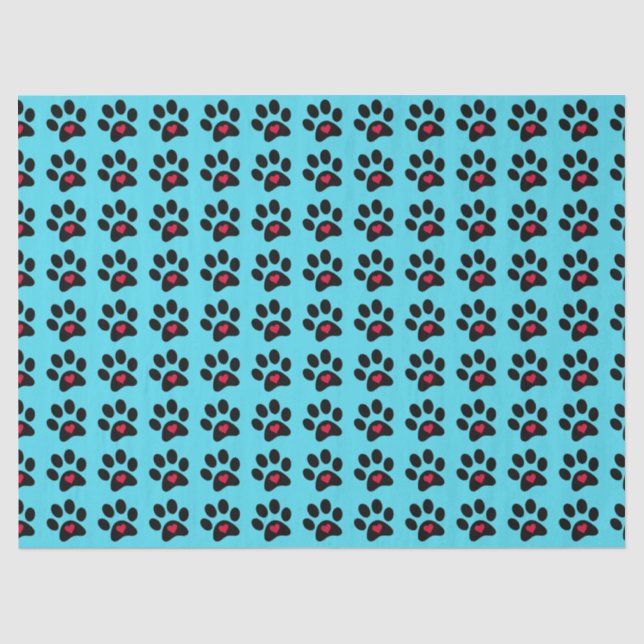 Mousseline Papier de fond "Pâtes et Coeurs" (Recto)