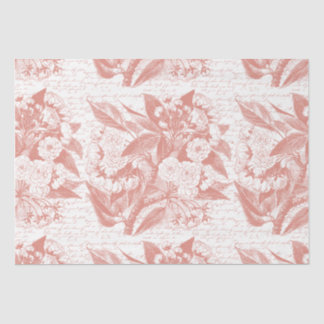 Mousseline Papier de la branche de fleur de cerisier rose