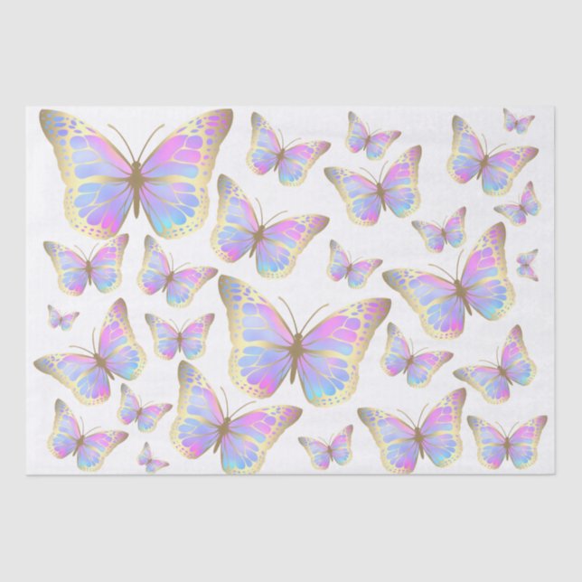 Mousseline papier de mouche pastel (Recto)