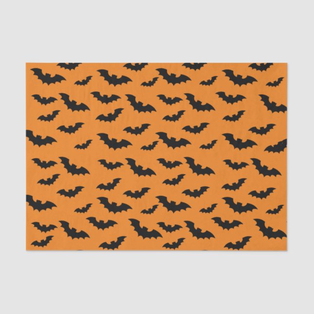 Mousseline Papier de mouchoir de la fête d'Halloween avec cha (Recto)