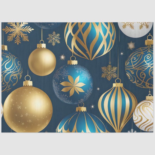 Mousseline papier de mouchoir de Noël festif (Recto)