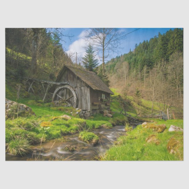 Mousseline papier de mouture de pays (Recto)