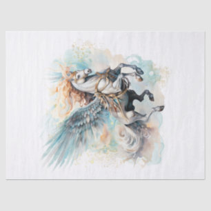 Mousseline Papier de papier de décolpage Pegasus Watercolor