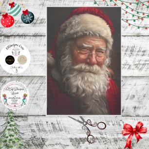 Mousseline Papier de papier de découpage de la clause Santa