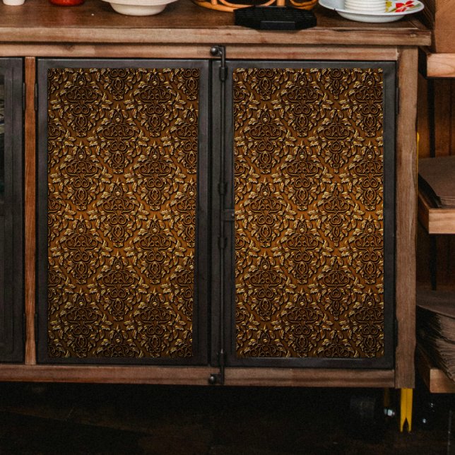 Mousseline Papier de papier de découpage en laiton Feuille (Créateur téléchargé)