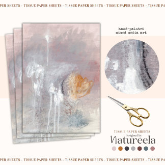 Mousseline Papier de papier de découpage Motif Abstrait moder