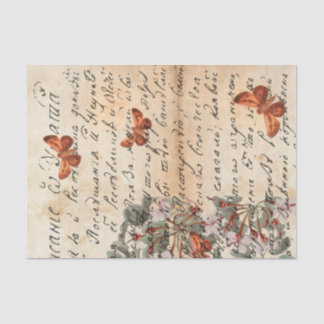 Mousseline Papier de papier de découpage papillon Brown