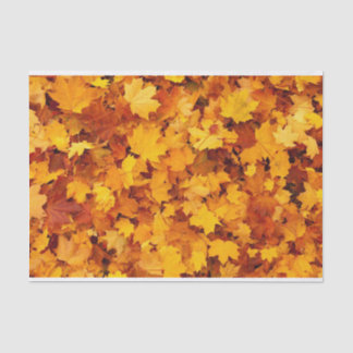 Mousseline papier de papier de feuilles d'automne