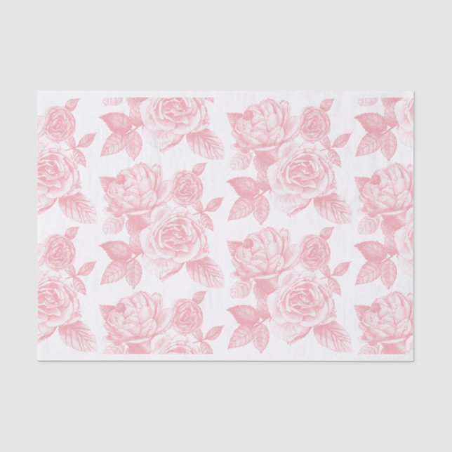 Mousseline Papier de papier de fond en rose rose (Recto)