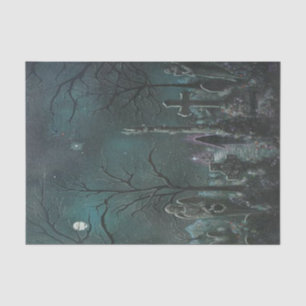 Mousseline Papier de papier de fond fantôme