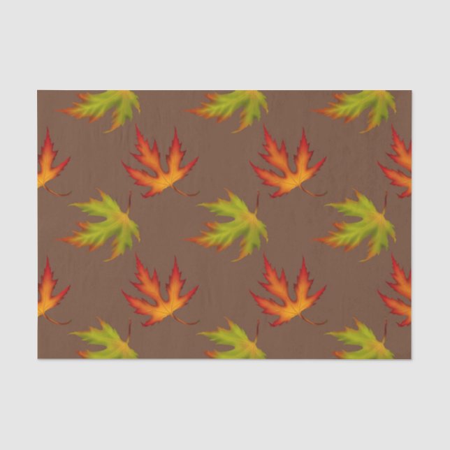 Mousseline Papier de papier de l'automne (Recto)