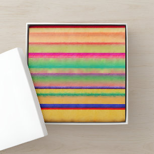 Mousseline Papier de papier de tissu Bleeding Watercolor