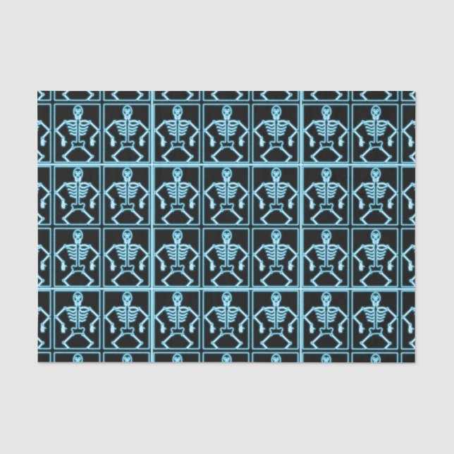 Mousseline Papier de papier de tissu bleu électrique (Recto)