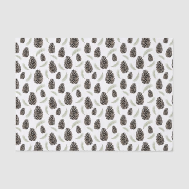 Mousseline Papier de papier de tissus cônes et aiguilles de p (Recto)