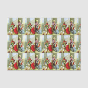 Mousseline Papier de papier de tissus pour trois hommes sages