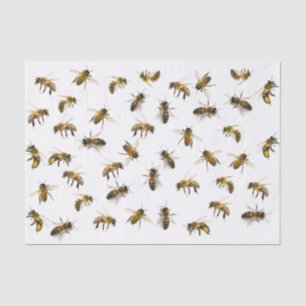 Mousseline Papier de papier de tissus réaliste pour abeilles