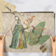 Papier de papier tissu de découpage Vintage Regal