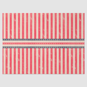 Mousseline Papier de papier tissu de drapeau américain vintag