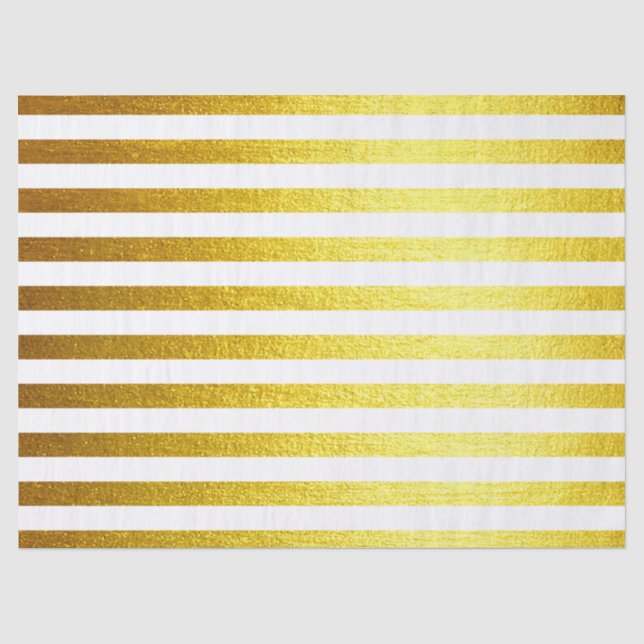 Mousseline Papier de papier tissu Gold Horizontal Texturé (Recto)